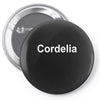 cordelia Pin-back button