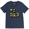 new dad number one 1 dad V-Neck Tee