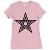 pentagram 2 Ladies Fitted T-Shirt
