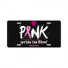 pink spread the hope License Plate