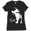 nico retro velvet underground in stock Ladies Fitted T-Shirt