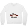 December Peeking Out Baby Boy in Spanish Crewneck Sweatshirt