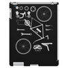 bicycle cyclopath bike hobby exploded iPad 3 and 4 Case