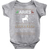 aries  christmas ugly sweater Baby Onesie