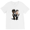 pulp fiction caricature ideal birthday gift present V-Neck Tee