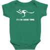 cricket it's an aussie thing Baby Bodysuit