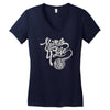 knittaz 4 life Women's V-Neck T-Shirt