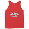 silently correcting your grammar Tank Top