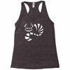 cheshire cat alice in wonderland funny Racerback Tank