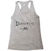 bike maths Racerback Tank