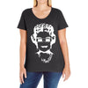 queen bee elizabeth 3d glasses Ladies Curvy T-Shirt