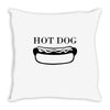 hot dog Throw Pillow