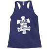 dad   you are my missing piece Racerback Tank