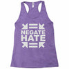 negate hate Racerback Tank