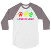 love is love 3/4 Sleeve Shirt