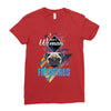 who loves frenchies Ladies Fitted T-Shirt