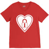 locked V-Neck Tee