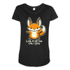 all the fox Maternity Scoop Neck T-shirt