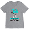 papa und sohn V-Neck Tee