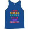 i am a mermaid unicorn kitten fairy princess Tank Top
