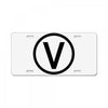 vegan symbol License Plate