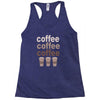 coffee coffee coffee Racerback Tank