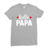 Hello Papa Ladies Fitted T-Shirt