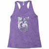 round neck dog wolf Racerback Tank