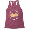 Little Peanut on the Way Racerback Tank