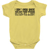 opinions Baby Onesie