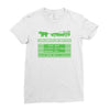 delorean trail Ladies Fitted T-Shirt