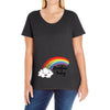 Rainbow Baby Ladies Curvy T-Shirt