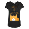 cattfeine mug Maternity Scoop Neck T-shirt
