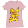 pikacu Ladies Fitted T-Shirt
