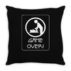 new dad game over, baby daddy parent Throw Pillow