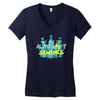 we are the almig17ty seniors carver high school Women's V-Neck T-Shirt