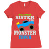 monster truck shirt for boys toddlers Ladies Fitted T-Shirt