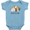 crazy cat lady Baby Bodysuit