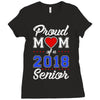 proud mom of a 2018 senior Ladies Fitted T-Shirt