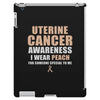 Uterine Cancer Awareness I Wear Peach For Some Special To Me iPad 3 and 4 Case