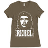 che guevara rebel Ladies Fitted T-Shirt