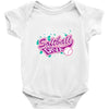 softball diva neon Baby Onesie