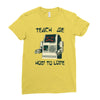 teach me how to love Ladies Fitted T-Shirt