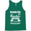 December Girls Are Sunshine Mixed With A Little Hurricane Tank Top