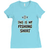 my fishing shirt Ladies Fitted T-Shirt