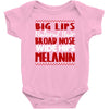 big lips natural hair Baby Bodysuit