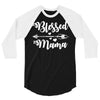 Blessed Mama 3/4 Sleeve Shirt
