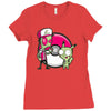 po gir mon Ladies Fitted T-Shirt