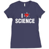 i love science Ladies Fitted T-Shirt