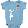 banksy style Baby Bodysuit